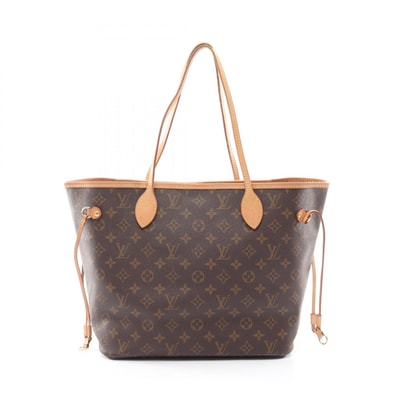 ルイ・ヴィトン LOUIS VUITTON ネヴァーフルMM モノグラム トートバッグ バッグ PVCコーティングキャンバス レザー レディース ブラウン系 M40995 【中古】