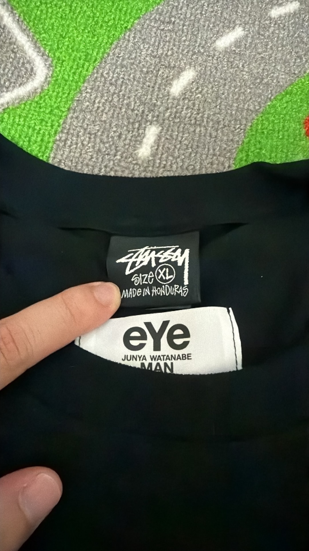 eYe JUNYA WATANABE MAN x Stussy W-Name Venus Back Print T-Shirt "Black"