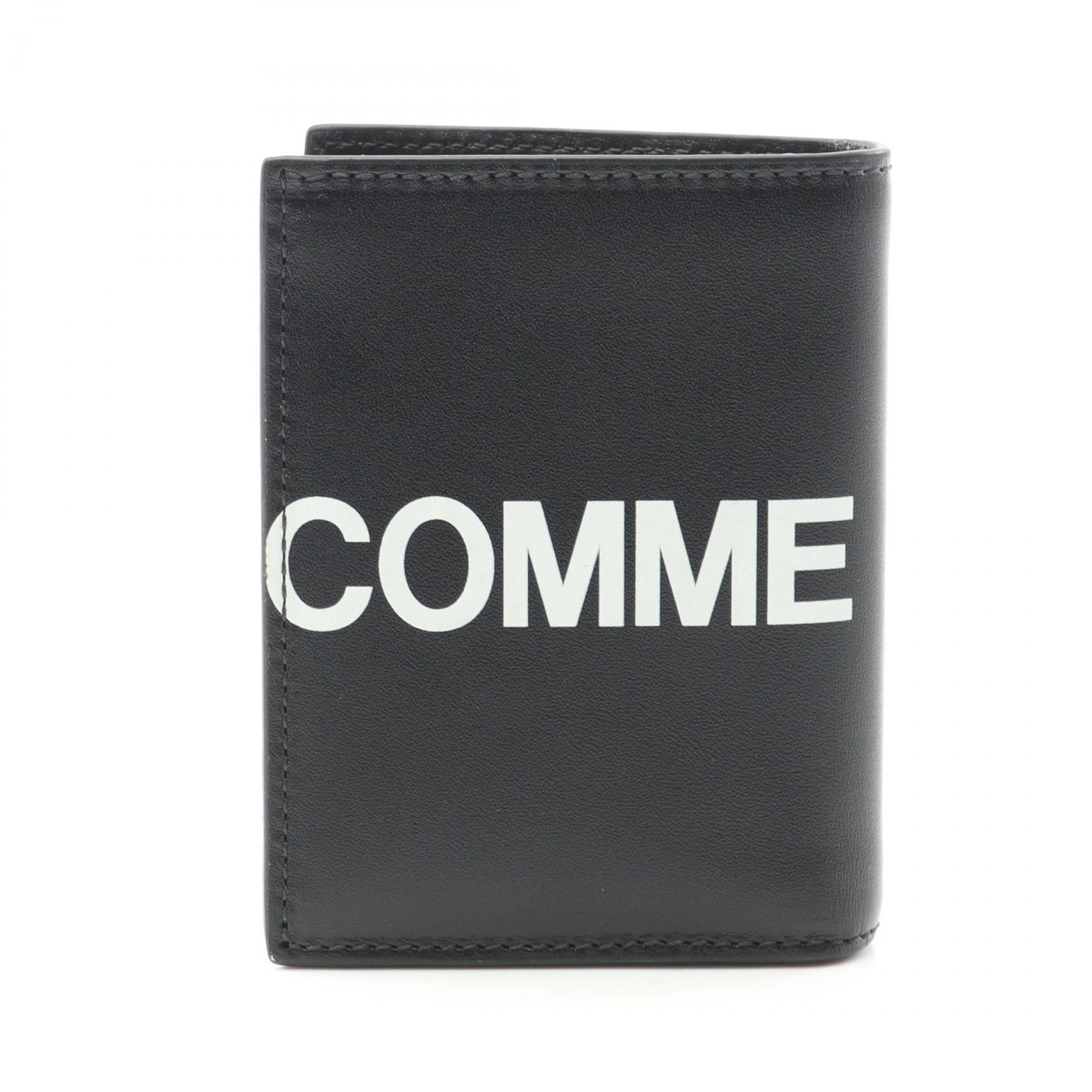 コムデギャルソン COMME des GARCONS 二つ折り財布 財布 レザー メンズ レディース ブラック系 SA0641HL 【新品】