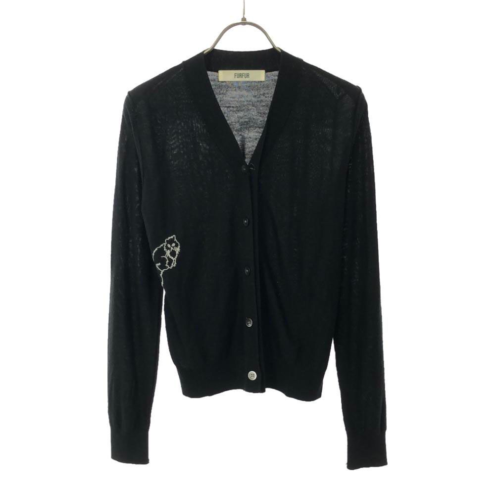furfur 長袖 ニットカーディガン