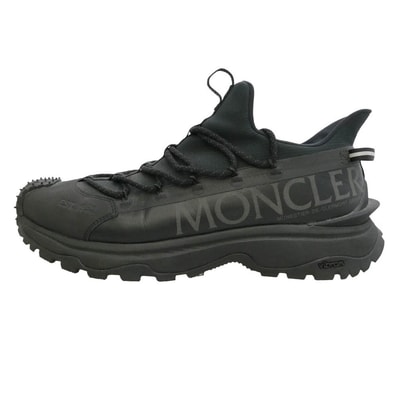 MONCLER モンクレール スニーカー 26SS TRAILGRIP LITE 2 トレイルグリップ トレッキング ランニング シューズ ローカットスニーカー ブラック系 45【中古】