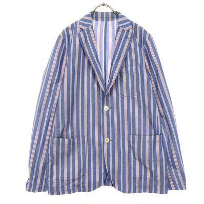 BEAMS ビームス 長袖 テーラードジャケット L ブルー系