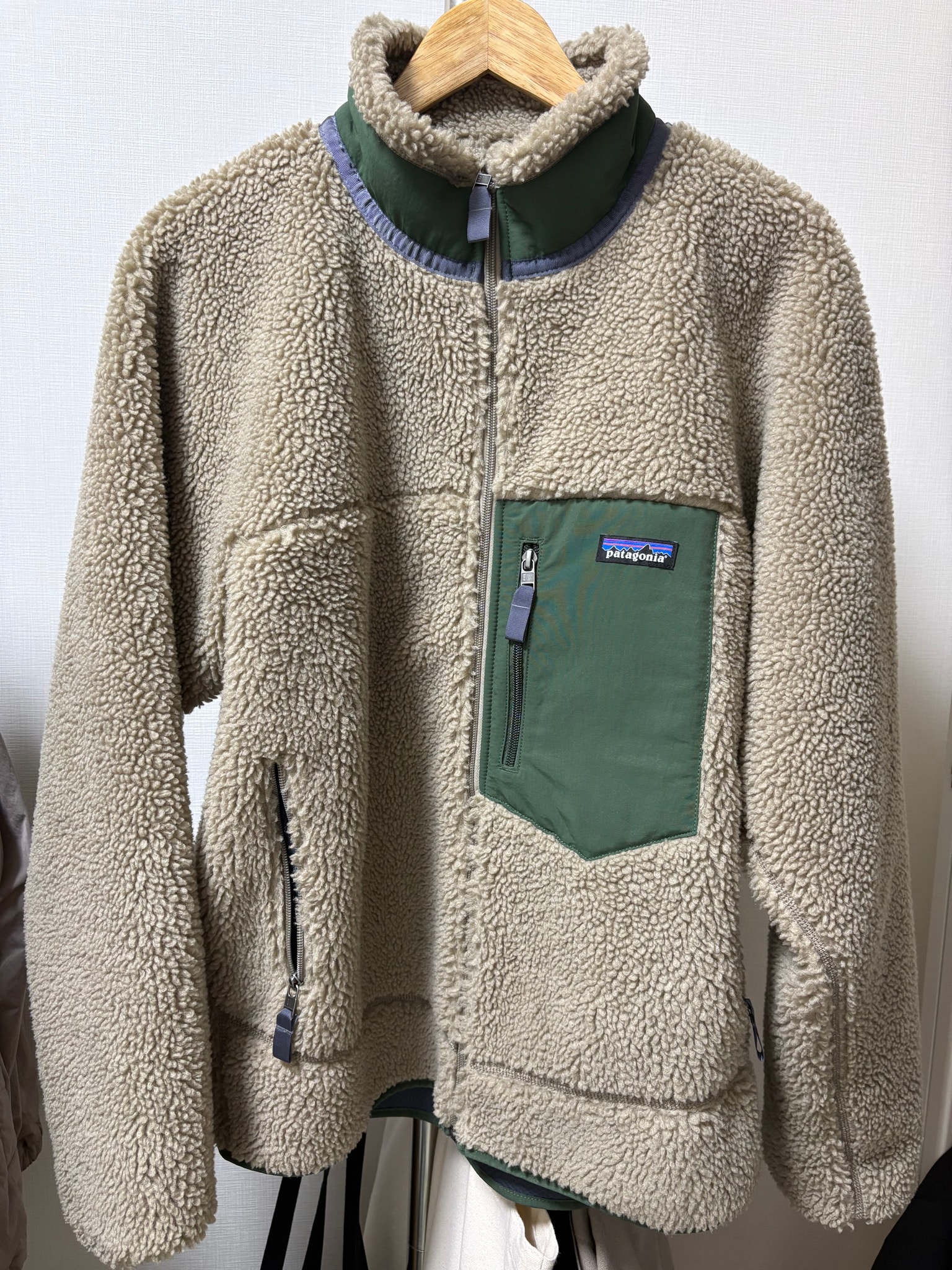Patagonia Men's Fleece Jacket Retro X Outer Boa Jacket "KhakiGreen"