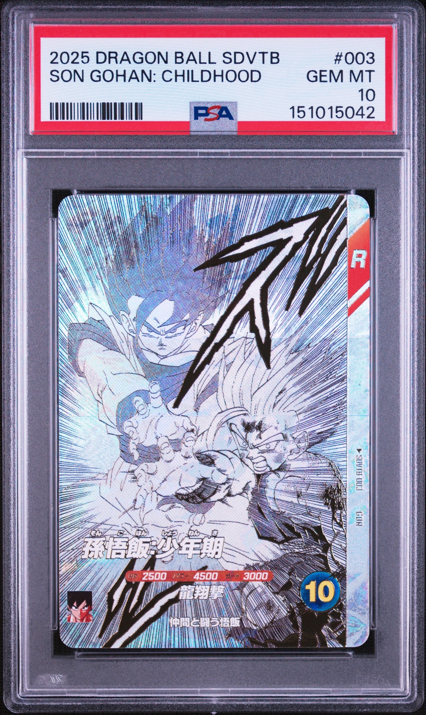 孫悟飯:少年期 GDR [SDVTB-003](ドラゴンボールスーパーダイバーズ「9ポケットバインダーセット ドラゴンボール 40th アニバーサリー エディション」)