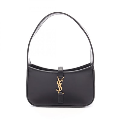 サンローランパリ SAINT LAURENT PARIS ミニ ホーボー LE 5 A 7 ハンドバッグ バッグ レザー レディース ブラック系 7103182R20W 【中古】
