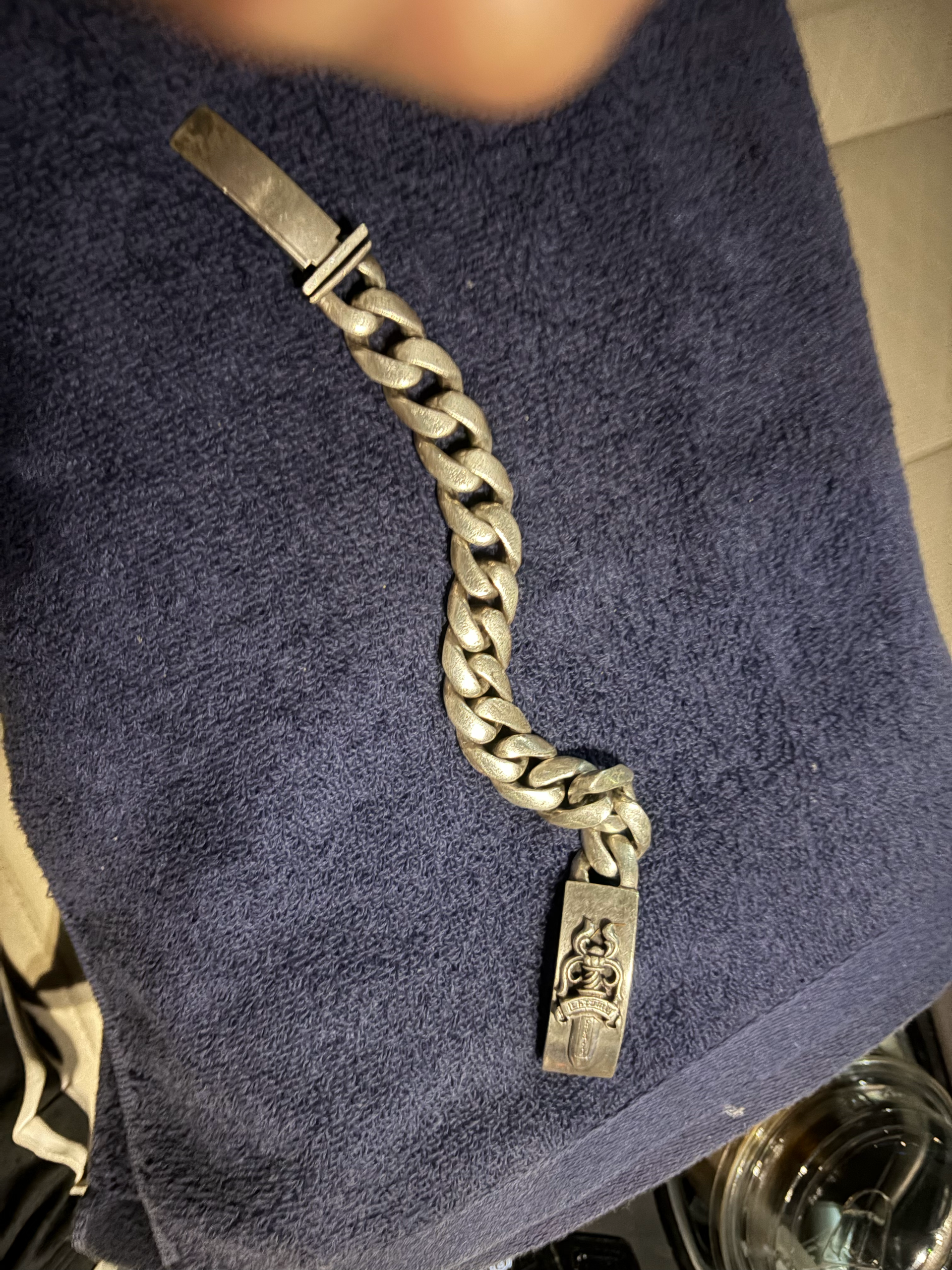 Chrome Hearts Baby Dagger ID Bracelet Classic "Silver"
