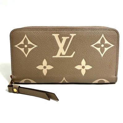ルイヴィトン LOUIS VUITTON ジッピー ウォレット M69794 モノグラムアンプラント バイカラー ラウンドファスナー 長財布 モノグラムアンプラントレザー トゥルトレール クレーム ベージュ