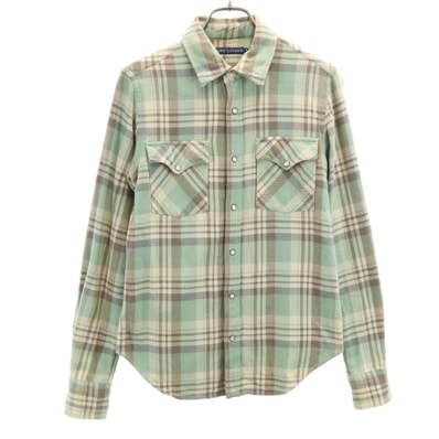RALPH LAUREN ラルフローレン 長袖 シャツ 6 グリーン