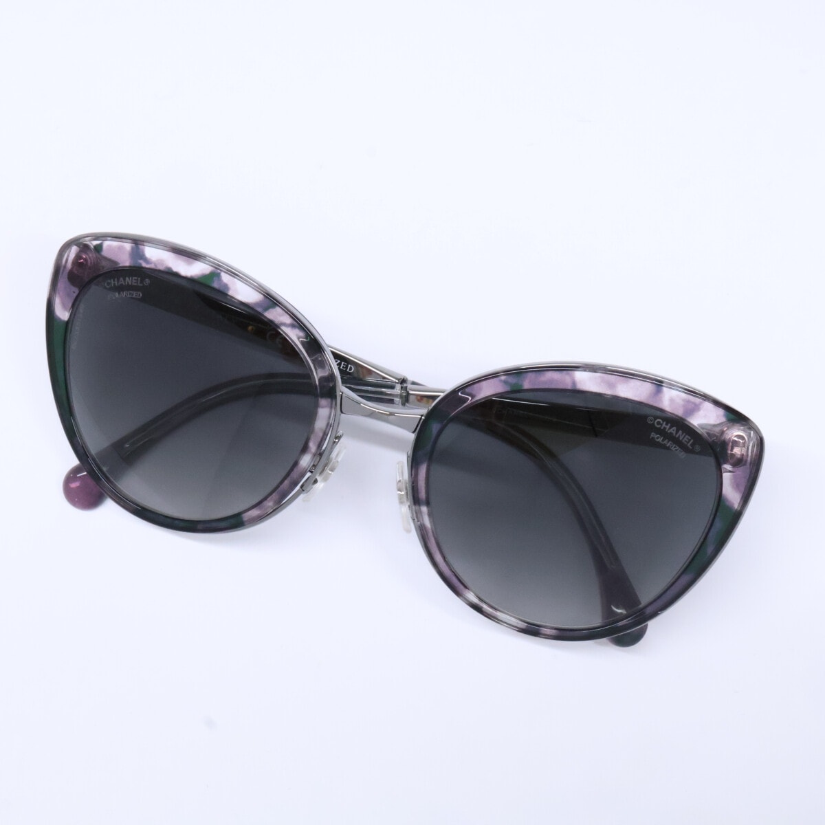 シャネル 【美品】4208 c.464/S8 キャットアイ 56□21 140