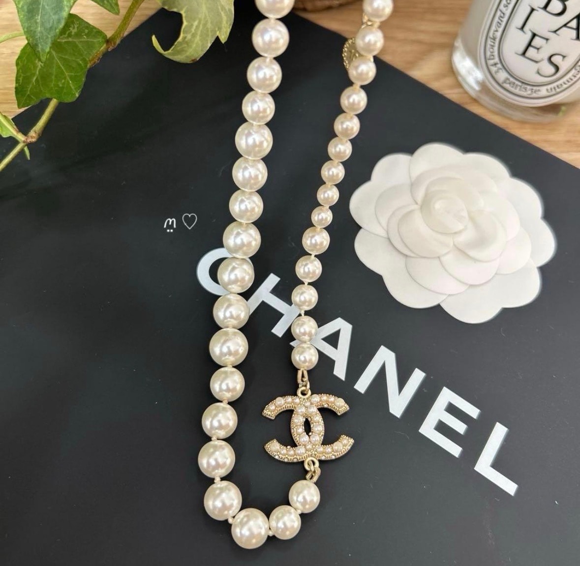 CHANELシャネル　100周年記念ココマークパールネックレス　23年限定