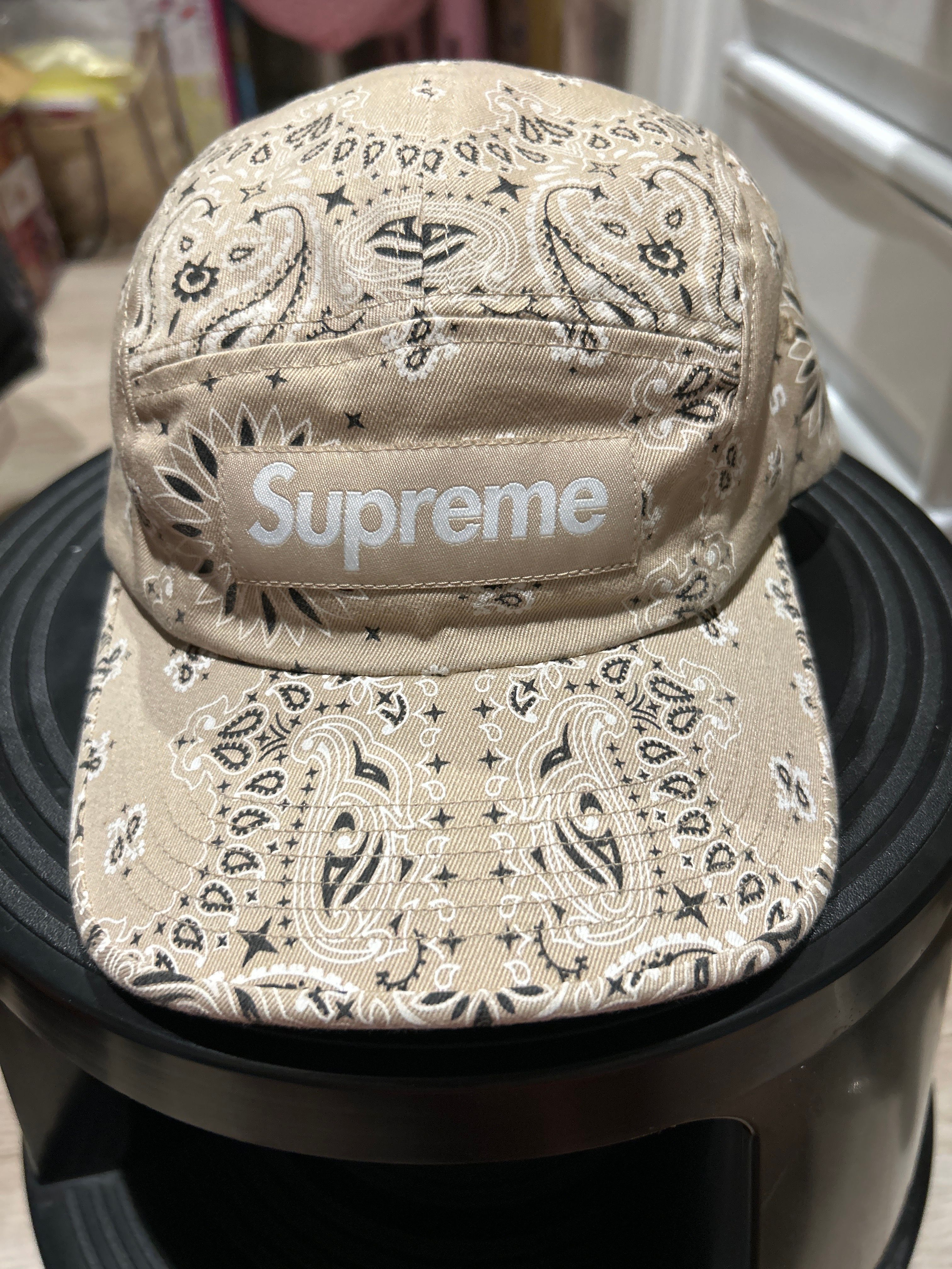 Supreme Bandana Camp Cap "Tan"