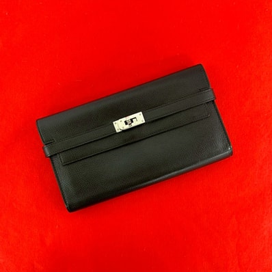 HERMES エルメス ケリーウォレット ロング ヴォーエプソン 長財布 ブラック
39494