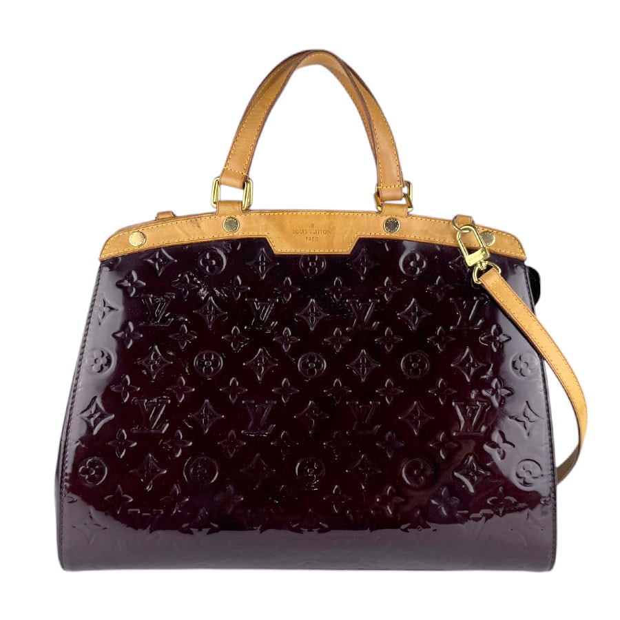 ルイ ヴィトン LOUIS VUITTON ショルダーバッグ ハンドバッグ モノグラム ヴェルニ ブレアGM モノグラムヴェルニ アマラント レディース M91616【中古】 z9221