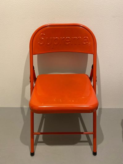 Supreme Metal Folding Chair "Red"