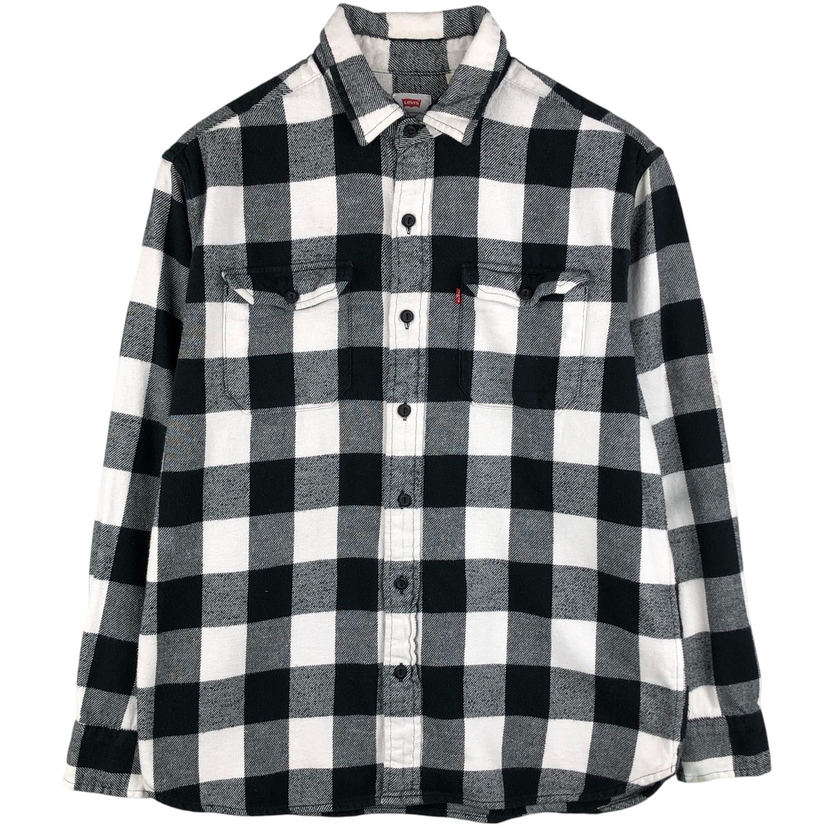 古着 リーバイス Levi's バッファローチェック 長袖 ライトネルチェックシャツ メンズM相当/eaa609702
