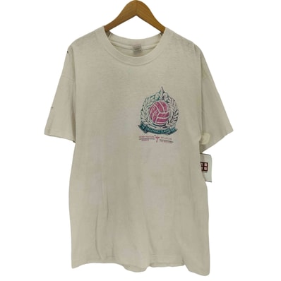 90s シングルステッチ 両面プリント クルーネックTシャツ【1143389859292】