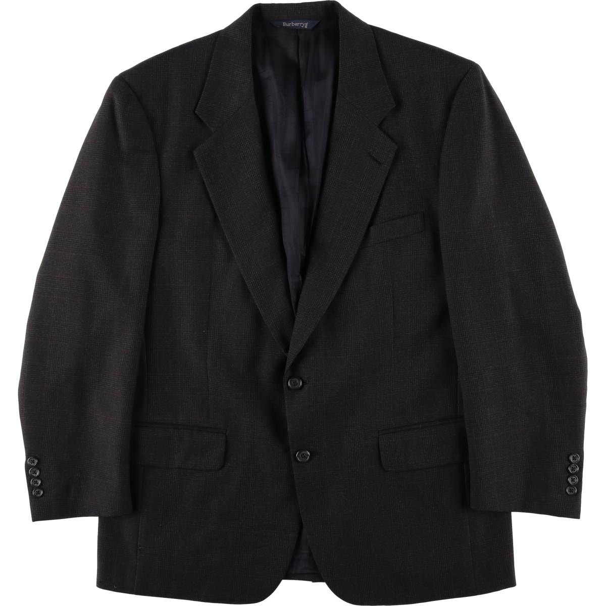 古着 バーバリー Burberry's グレンチェック ウールテーラードジャケット USA製 メンズL相当/evb031927