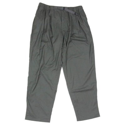 Gramicci グラミチ GUP-21F1906 Bshop 別注 WIDE TAPERED PANTS 2タック ワイド テーパード パンツ グレー系 XL【中古】