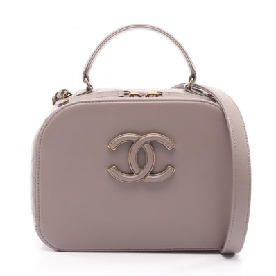 シャネル CHANEL マトラッセ ショルダーバッグ バッグ ラムスキン(羊革) レディース グレー系 A934631 【中古】