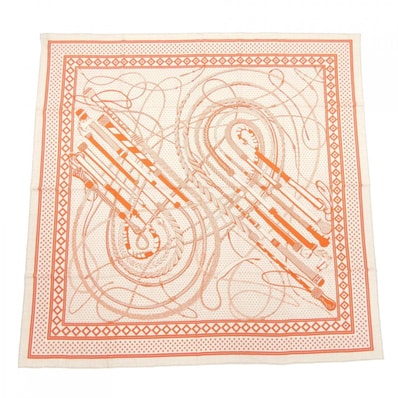 エルメス HERMES FOUETS ET BADINES BANDANA H243420S カレジェアン140 ショール