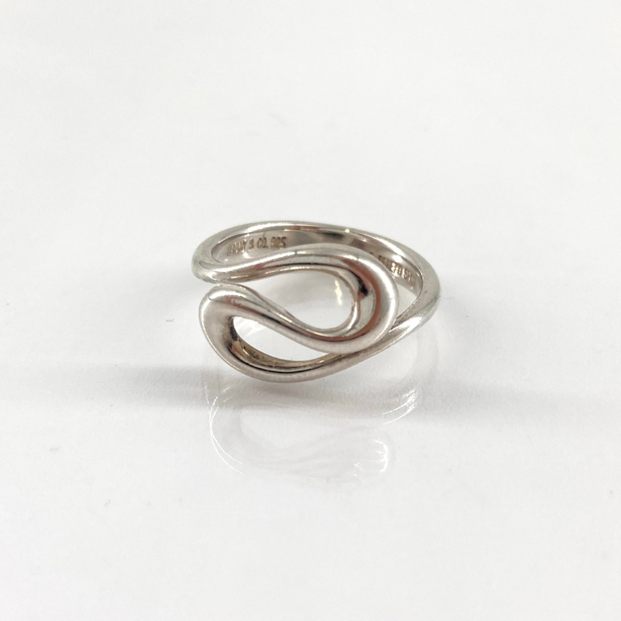 TIFFANY&Co.(ティファニー) オープンウェーブ Ag925 #7号 リング・指輪 2.8g シルバー