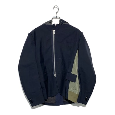 sacai Suiting Jacket "Navy/Khaki"
