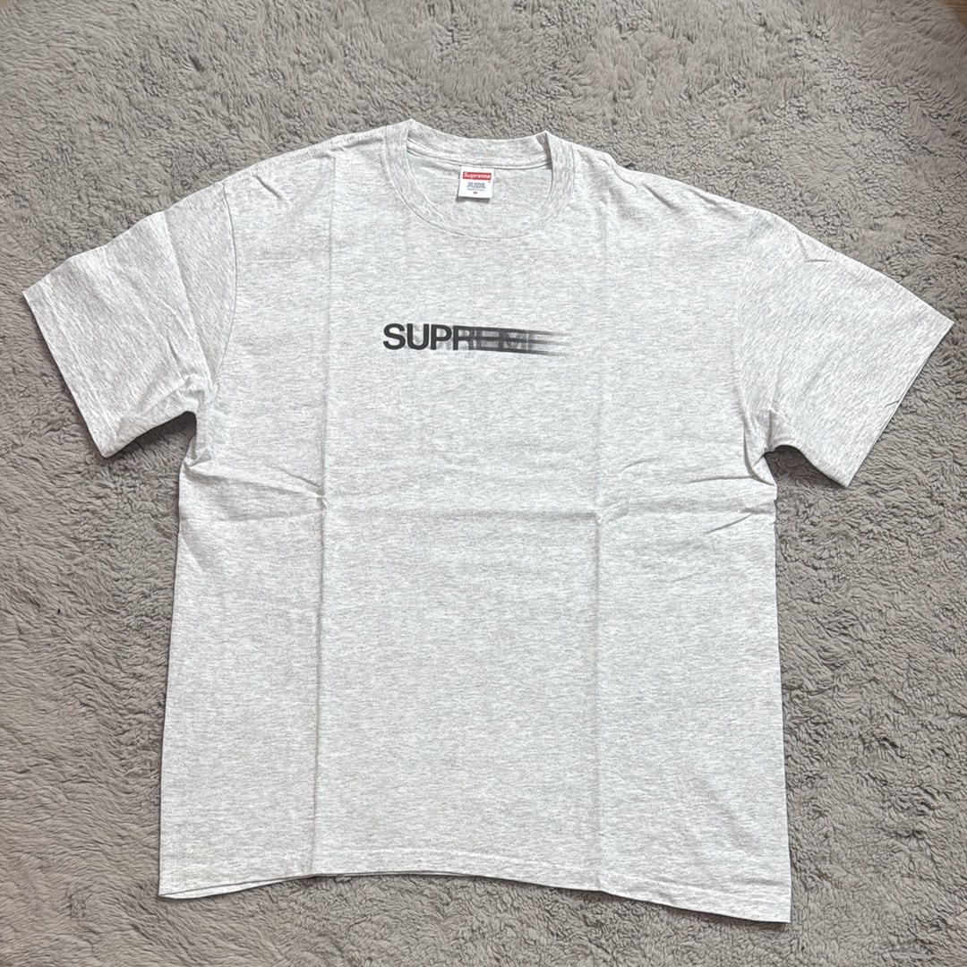 Supreme Motion Logo Tee "Ash Grey" (20SS)