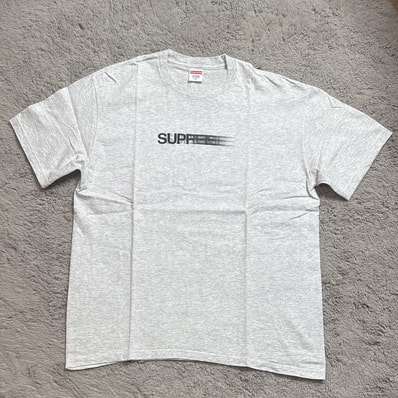 Supreme Motion Logo Tee "Ash Grey" (20SS)