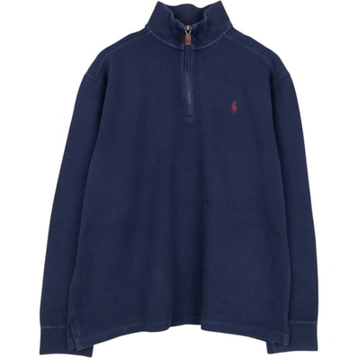 古着 ラルフローレン Ralph Lauren POLO by Ralph Lauren ハーフジップスウェットシャツ トレーナー メンズL相当/eaa676253