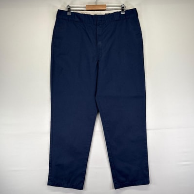 古着 ディッキーズ Dickies パンツ 874 ワークパンツ チノパン ワンポイントロゴ 大きいサイズ W40×L32 ネイビー系 メンズ
