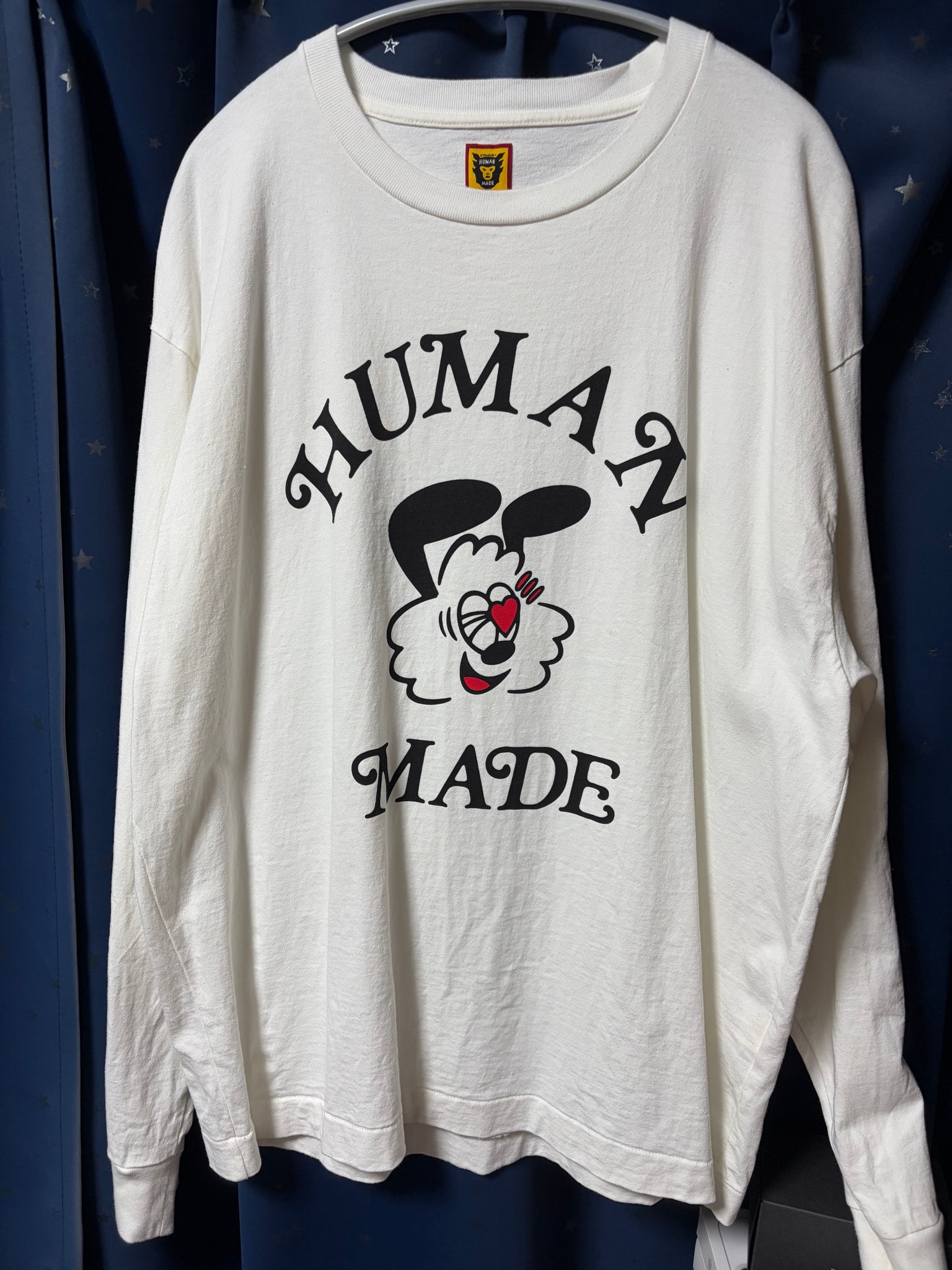 HUMAN MADE GDC Valentine's Day L/S T-Shirt "White" / VERDY