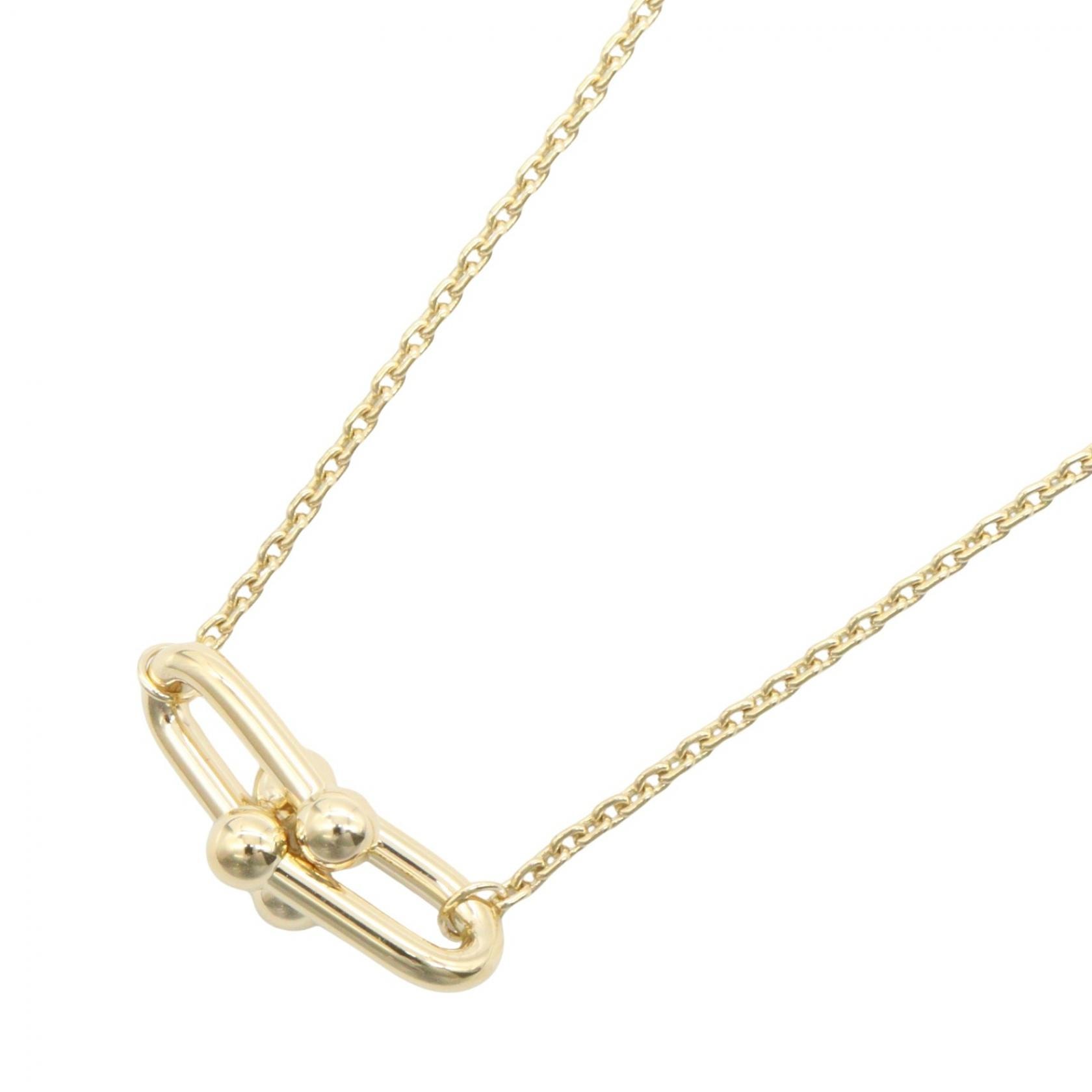 ティファニー TIFFANY&CO ハードウェア ダブル ネックレス ネックレス ジュエリー K18(イエローゴールド) レディース ゴールド系 75060742 【中古】