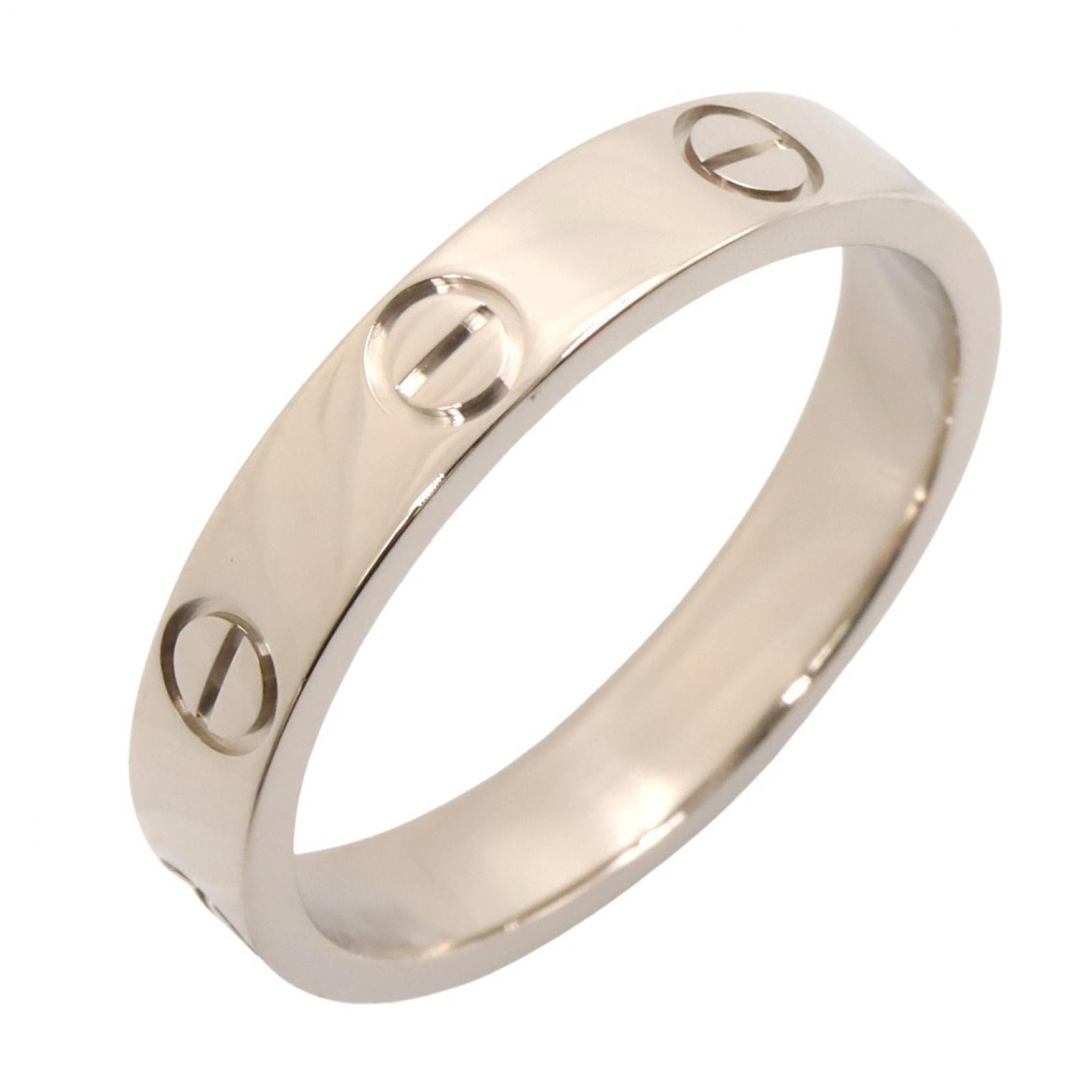 カルティエ CARTIER ミニラブリング リング・指輪 ジュエリー K18WG(ホワイトゴールド) レディース シルバー系 B4085100 【中古】