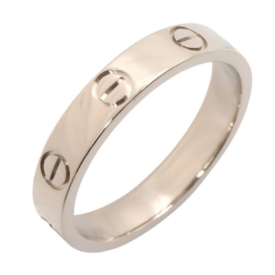 カルティエ CARTIER ミニラブリング リング・指輪 ジュエリー K18WG(ホワイトゴールド) レディース シルバー系 B4085100 【中古】