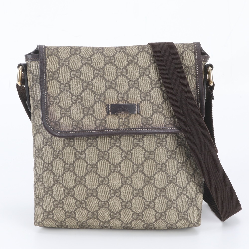 ■美品 グッチ GGスプリーム 223666 ショルダーバッグ