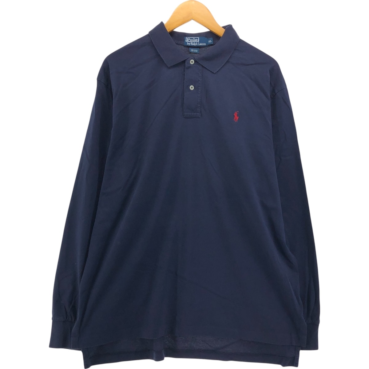 古着 ラルフローレン Ralph Lauren POLO by Ralph Lauren 長袖 ポロシャツ メンズXL相当/eaa551304