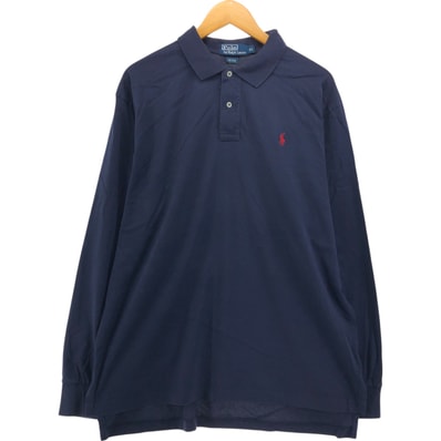 古着 ラルフローレン Ralph Lauren POLO by Ralph Lauren 長袖 ポロシャツ メンズXL相当/eaa551304