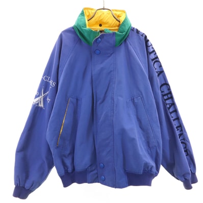 NAUTICA ノーティカ 90s オールド セーリング ジャケット L 青紫