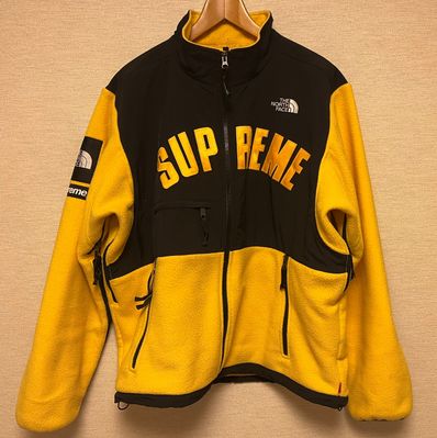 Supreme x The North Face Arc Logo Denali Fleece Jacket "Yellow"