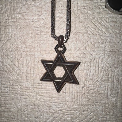 Chrome Hearts Large Star of David Pendant "Silver"