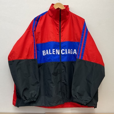 Balenciaga 【バレンシアガ】ナイロン ジャケット レッド ブルー ブラック 46