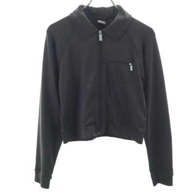 NIKE ナイキ クロップド ジャケット S 4-6 ブラック