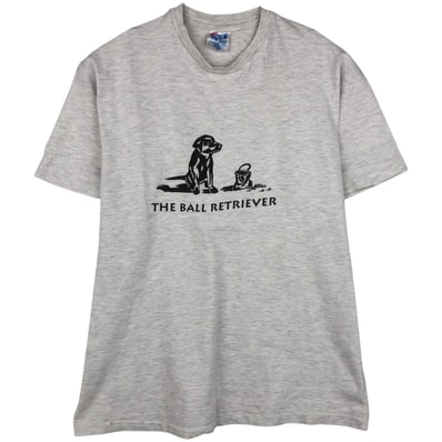 古着 90年代 ヘインズ Hanes BEEFY-T 犬柄 プリントTシャツ USA製 メンズL相当 ヴィンテージ/eaa626390