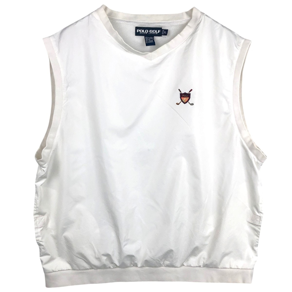 古着 ラルフローレン Ralph Lauren POLO GOLF ポロゴルフ Vネック ウォームアップベスト メンズXL相当/eaa664645