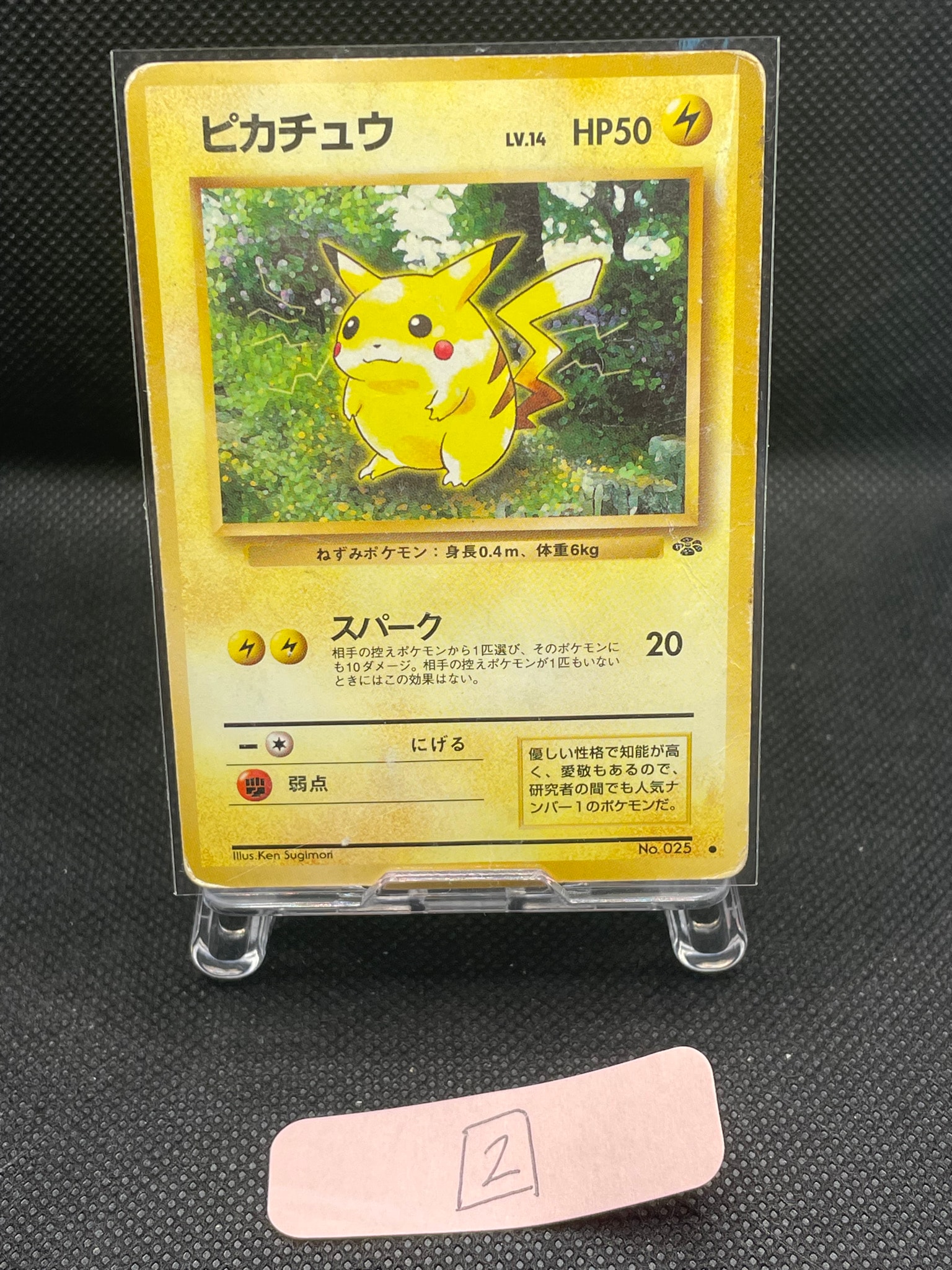 ピカチュウ ○ : 旧裏 [PMCG2 No.025](拡張パック「ポケモンジャングル