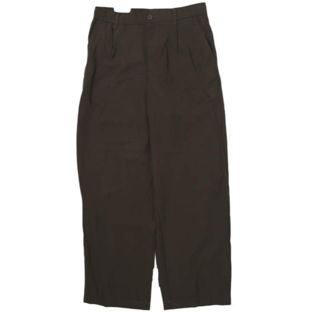 新品 ZARA ザラ フルイドリラックスフィットパンツ 2634/235/700 M BROWN WIDE LEG ワイド イージー ボトムス g28412
