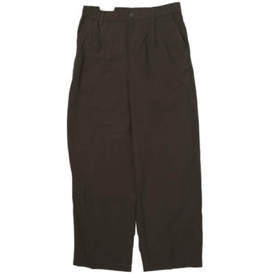 新品 ZARA ザラ フルイドリラックスフィットパンツ 2634/235/700 M BROWN WIDE LEG ワイド イージー ボトムス g28412