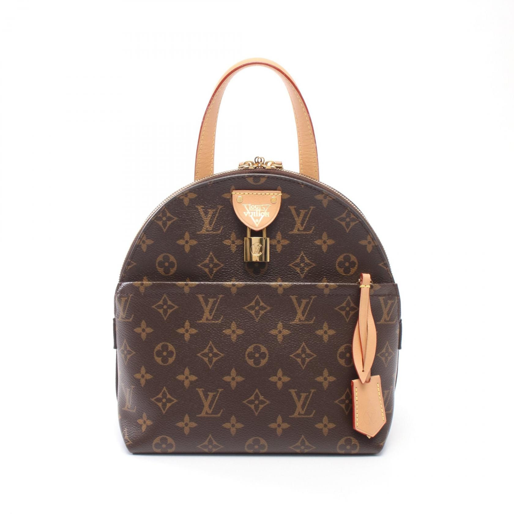 ルイ・ヴィトン LOUIS VUITTON ムーン バックパック リュックサック バックパック バッグ PVCコーティングキャンバス レザー モノグラム レディース ブラウン系 M44944 【中古】