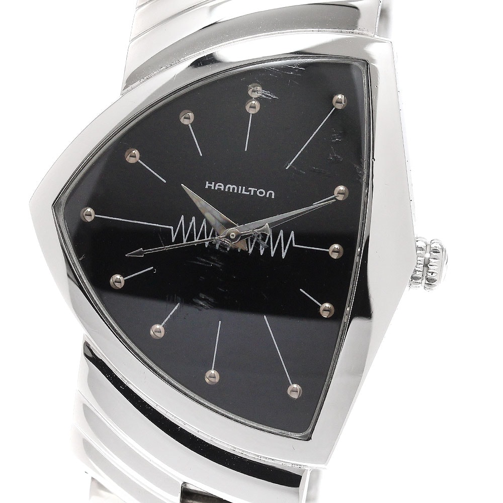 D (傷や汚れあり)】☆箱・保 ハミルトン ベンチュラ 6337 クォーツ