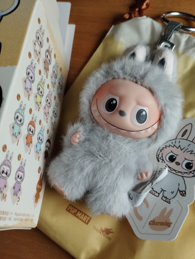 POP MART THE MONSTERS (LABUBU) Pin for Love Series-Vinyl Plush Pendant (A-M) C